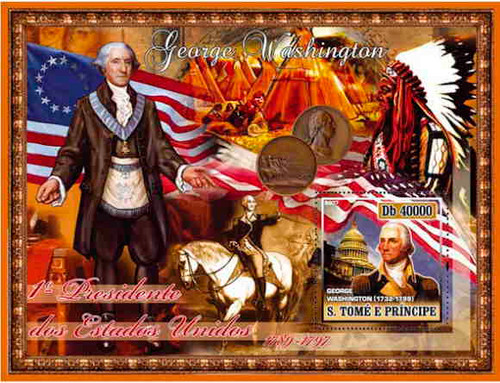 St Thomas - George Washington Sheet ST7111b