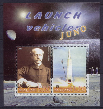 Spacecraft on Stamps - Sheet of 2 M1194