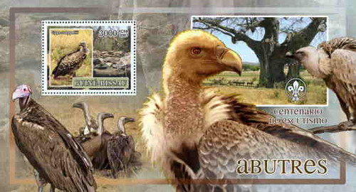 Guinea-Bissau - Griffons Souvenir Sheet GB7220b