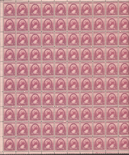 US Stamp - 1936 Susan B. Anthony - 100 Stamp Sheet - Scott #784