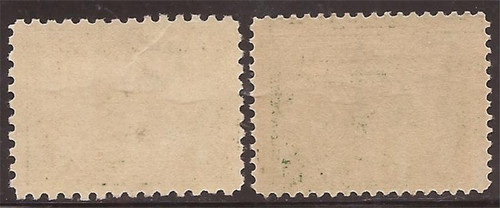 US Stamp - 1913 1c Pan-Pacific - 2 Stamps Green & Dark Green NH #397