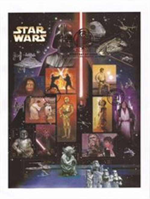 US Stamp 2007 41c Star Wars Movie - First Day Cover - Scott #4143