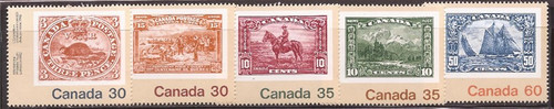 Canada - 1982 Canada ’82 Stamp Exhibition - 5 Stamp Set - Scott #909-13