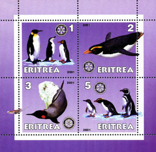 Penguins - Mint Sheet of 4 MNH - 5118