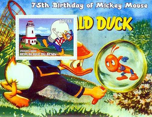Donald Duck - Mint Stamp Souvenir Sheet - 2B-072