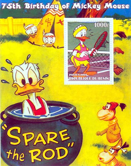 Mickey Mouse Birthday - Mint Stamp Souvenir Sheet 2B-082