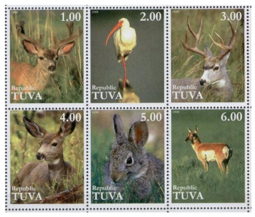 Animals - Mint Sheet of 6 Stamps