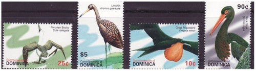 Dominica - Birds - Mint Set of 4 Stamps - DOM0704