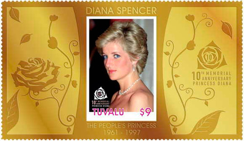 Tuvalu - Princess Diana - Mint Stamp S/S MNH - TUV0715