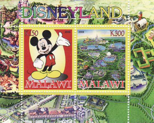 Disneyland - Mint Sheet of 2 - MNH - SV0186