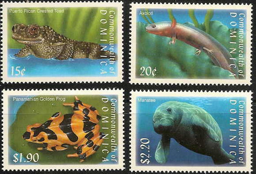 Dominica - Marine Fauna - Mint Set of 4  Stamps