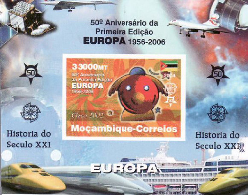 Mozambique - 2006 - Europa & Circus - Imperf S/S MNH - 13A-079