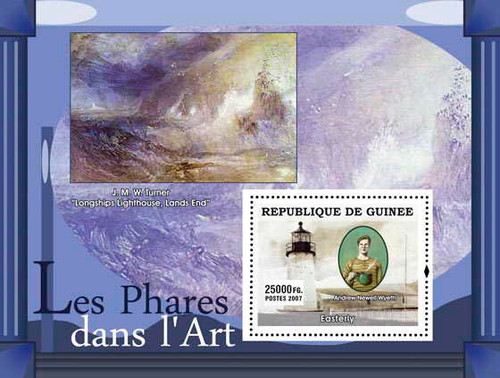 Guinea - Lighthouses in Art - Mint Stamp S/S MNH 7B-439