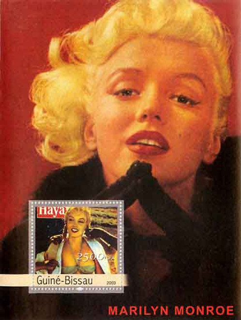 Guinea-Bissau - Marilyn Monroe Souvenir Sheet MNH