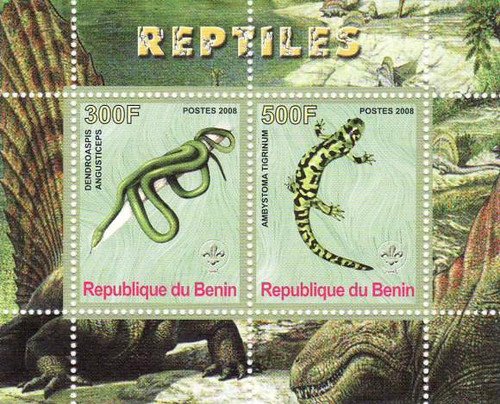 Reptiles - 2 Mint Stamp Sheet MNH - SV0199