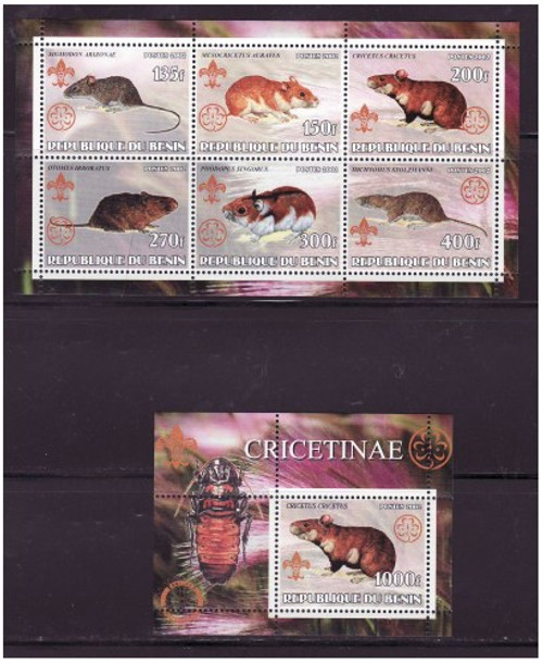 Rats & Scouts - Mint Sheet of 6 & S/S Set MNH - 6310