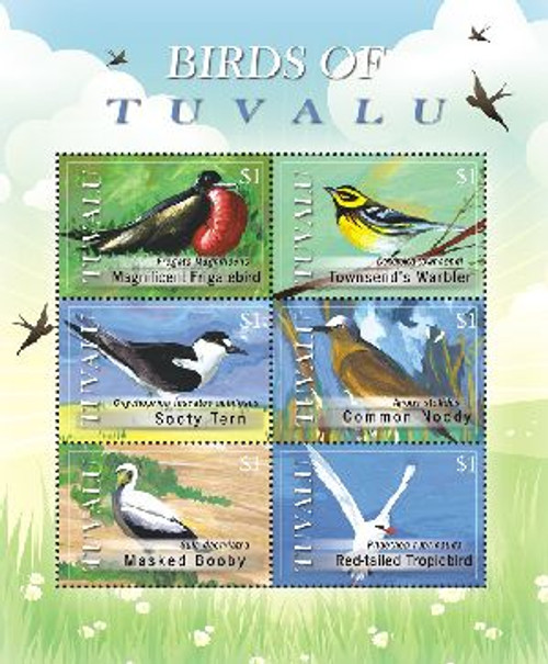Tuvalu - Birds - Mint Sheet of 6 Stamps MNH - TUV0808