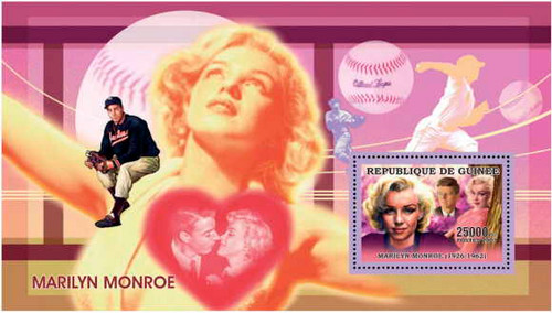 Guinea - Marilyn Monroe Mint Souvenir Sheet 1