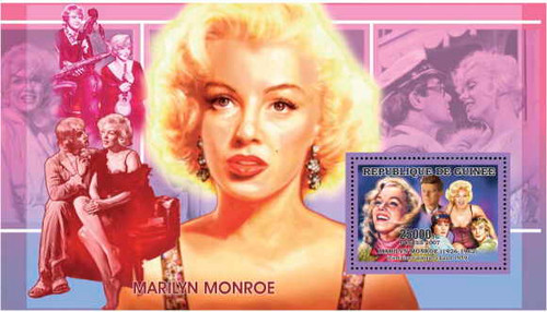 Guinea - Marilyn Monroe Mint Souvenir Sheet 2