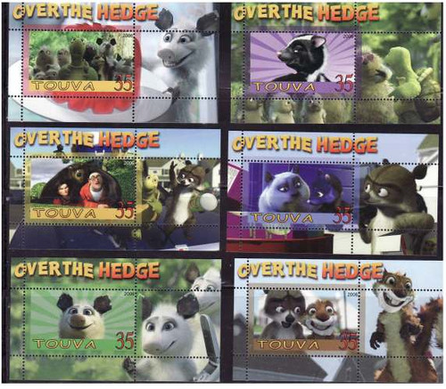 Over the Hedge Film - Mint Set of 10 S/S MNH - 20B-010