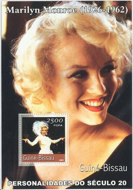Guinea-Bissau - Marilyn Monroe - Mint Souvenir Sheet 1