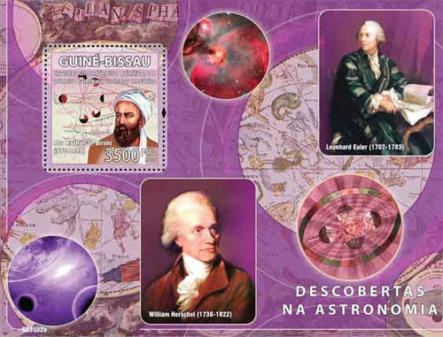 Guinea-Bissau - Astronomers Souvenir Sheet GB8502b