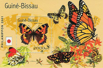 Guinea-Bissau - Butterflies Set of 2 Stamp S/S - GB1315