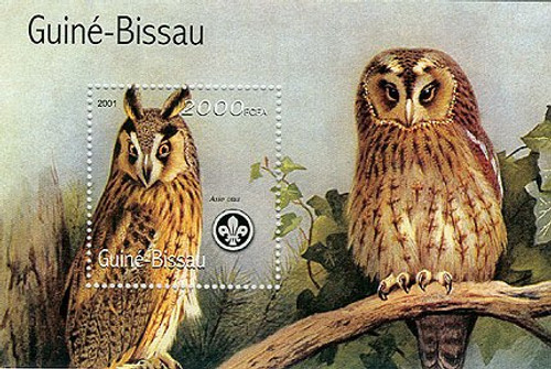 Guinea-Bissau - Owls - Mint Stamp S/S MNH - GB1323