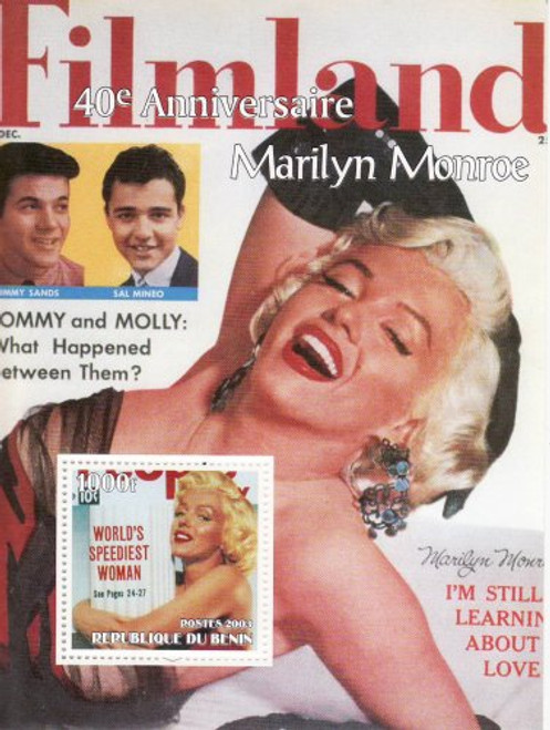 Marilyn Monroe - Magazine Cover Mint Souvenir Sheet