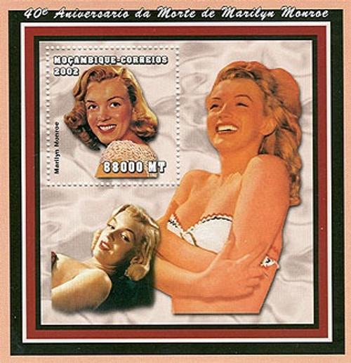 Mozambique - Marilyn Monroe Mint Souvenir Sheet 1