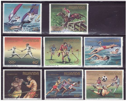Rwanda - Olympic Games - Mint Set of 8 Stamps - 1191-8