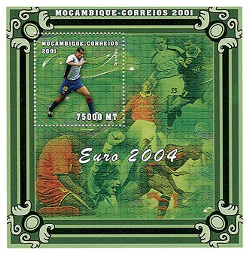 Mozambique - Europe Soccer - 2 Sheet Mint Set - 13A-122