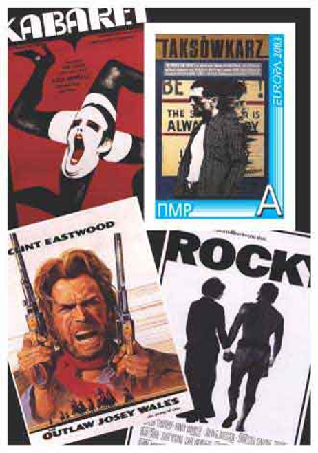 Movie Posters - Mint Souvenir Sheet MNH - 20F-001