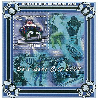 Mozambique - Olympic Games 3 Souvenir Sheet Set 1441-3