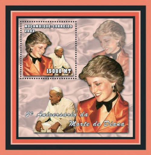 Mozambique - Princess Diana - Mint Stamp S/S - 13A-149