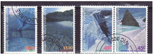 Australian Antarctic - Landscapes 4 Stamp Set - L98-101