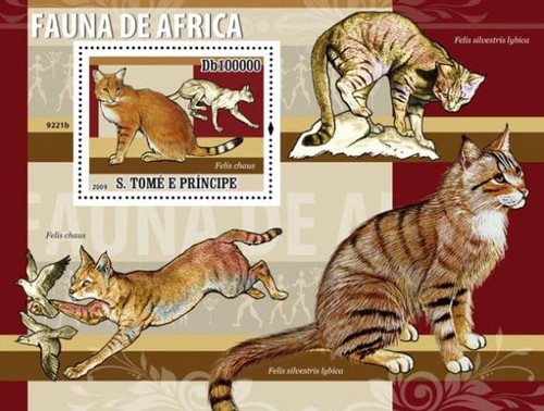 St Thomas - Fauna of Africa - Mint Stamp S/S - ST9221b