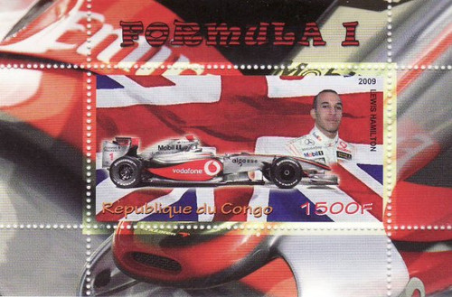 Formula One Race Cars & Hamilton - Mint S/S - SV0409