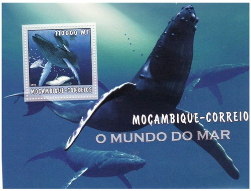Mozambique - Whales - Mint Stamp S/S MNH - 1688