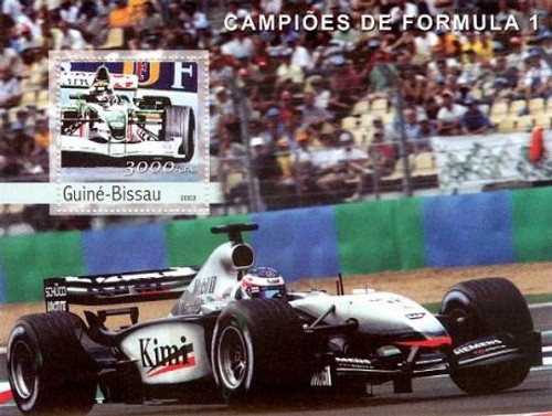 Guinea-Bissau - Formula 1 Racing Mint Stamp S/S GB3214