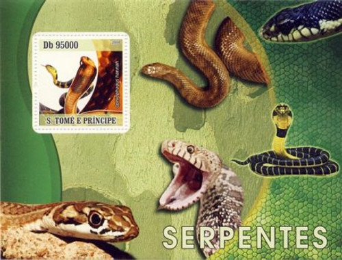 St Thomas - Snakes - Mint Stamp S/S MNH - ST9324b