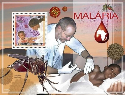 St Thomas - 2009 Malaria - Mint Stamp S/S MNH - ST9409b