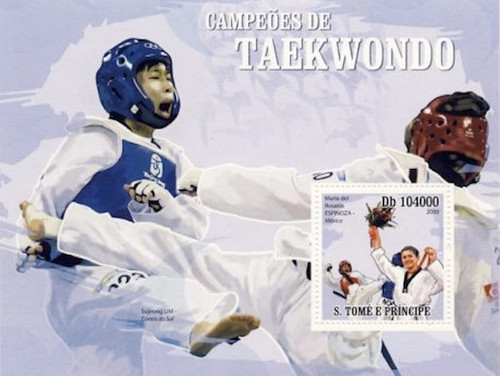 St Thomas - Taekwondo - Mint Stamp S/S MNH - ST9505b
