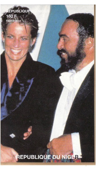 Princess Diana & Pavarotti - Mint S/S MNH - 14A-030