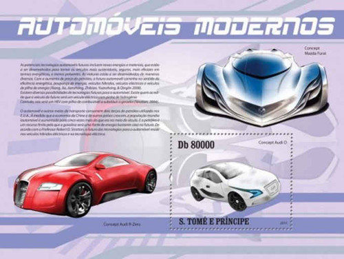 St Thomas - Concept Cars - Mint Stamp S/S - ST10109b