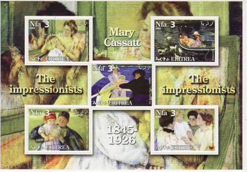 Cassatt Artwork - Mint Sheet of 5 MNH - 5A-021