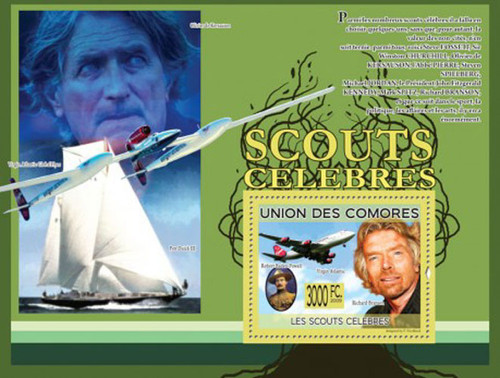 Comoros - Scouts on Stamps - Mint Stamp Souvenir Sheet - 3E-181