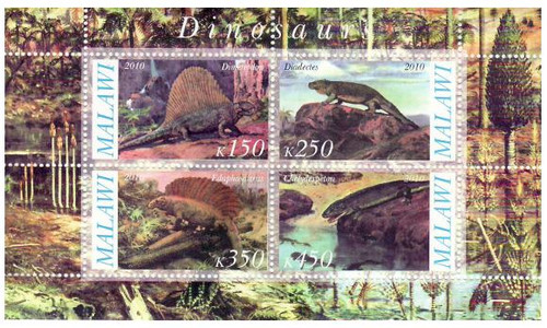 Dinosaurs - Mint Sheet of 4 MNH - 13K-108