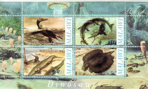 Dinosaurs - Mint Sheet of 4 MNH - 13K-114