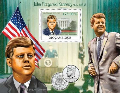 Mozambique - 2009 John F Kennedy - Mint Stamp Souvenir Sheet - 13A-270